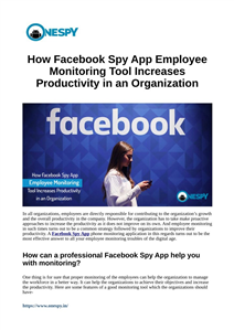 How to Spy on People's Facebook